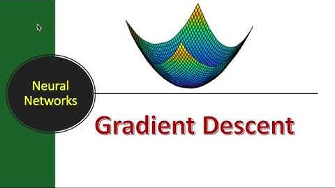 Lecture #7: Gradient Descent | Deep Learning and Neural Networks