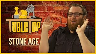 Stone Age: Nika Harper, Jesse Cox, and Jordan Maron join Wil Wheaton on TableTop S03E05 screenshot 3