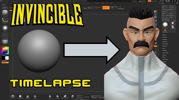 ZBRUSH TIME LAPSE OMNIMAN / INVINCIBLE / Part 1