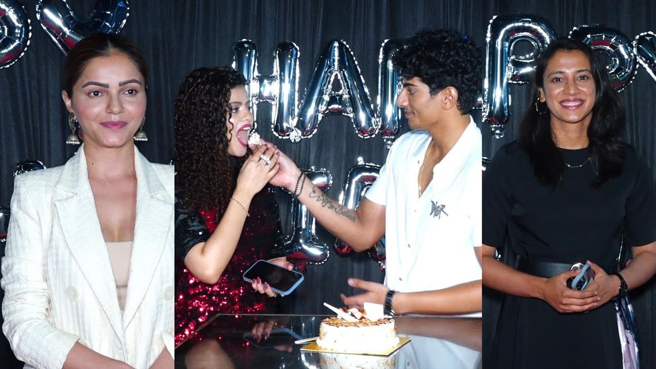 Boss Lady Rubina, National Crush Smriti Mandhana, Rajpal Yadav, Shan @ Palash Muchhal Birthday Party