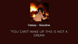 ✨ Halsey - Gasoline (sped up + lyrics) ✨ Resimi