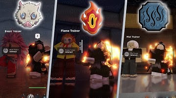 Project Slayers Update 1 - ALL NEW Breathing Trainers Locations & Requirements