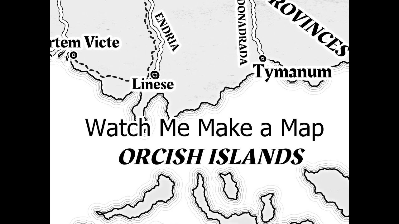 Watch Me Draw A Fantasy Map For Living Sword Book 2 Youtube