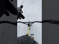 ASÍ ES BAJAR SIN FRENOS EN UN BOSQUE LLENO DE NIEVE #shorts #bmx