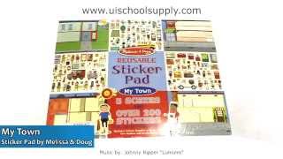 My Town Sticker Pad by Melissa & Doug LCI-9114
