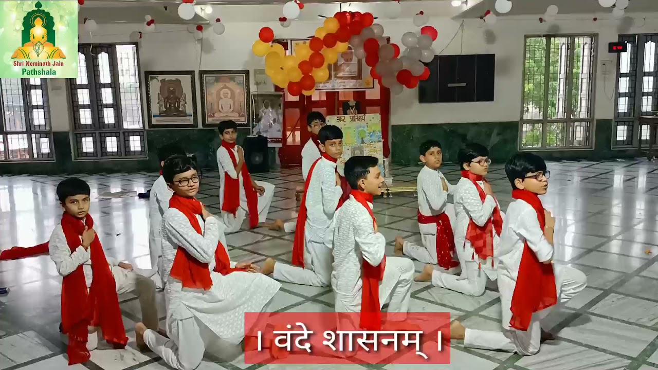  Snjppathshala VandeShasanamChoreography jainsong