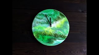 Часы в технике Rezin Art. DIY. Мои первые эксперименты!