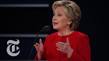 Fact-Checking The First Presidential Debate | Election 2016 | The New York Times