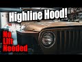 No Lift Wrangler Project - Highline Hood Cutting and Air Box Install