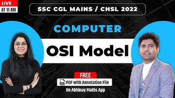 Computer | OSI Model  | SSC CGL Mains | CHSL 2022  | By Shubham ma