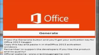 Ms Office 2013 Activator and Product Key Generator