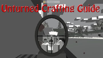 Unturned Crafting Guide How To Craft: Can,Cot,Sleeping Bag,Caltrop