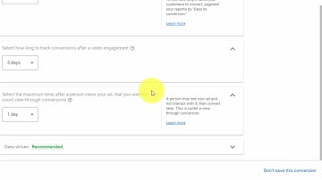 Google conversion Tracking part 2