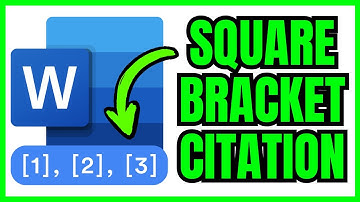 How To Include REFERENCE CITATION With SQUARE BRACKETS In MS Word (QUICK & EASY) 2025