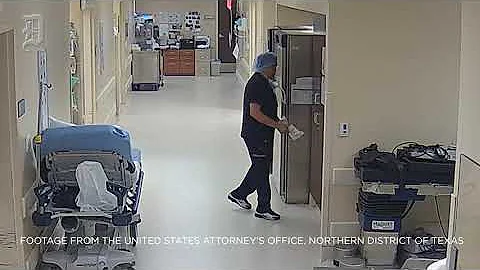 Surveillance footage of Raynaldo Ortiz allegedly p...