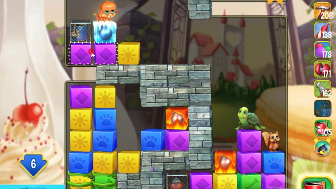 Pet Rescue Saga level 3211 no boosters ►TOBIAS DEAMON◄
