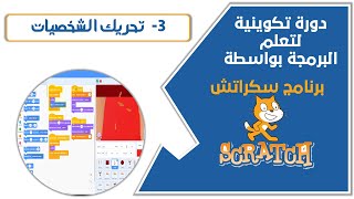 تحريك الشخصيات في برنامج سكراتش