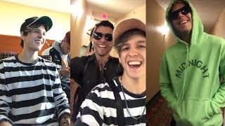 Chris, Erick y Richard felicitan a Zabdiel | Instagram Live | 13/12/19