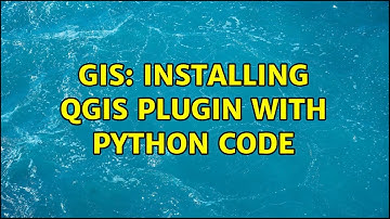 GIS: Installing QGIS Plugin with Python code