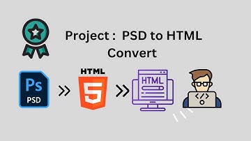 Project : PSD To HTML Convert ( Part - 2 )  || PSD || HTML and CSS || Learn web design with Project