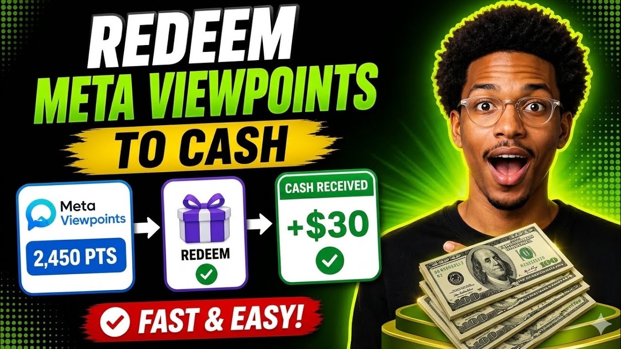 Meta Viewpoints Meta Viewpoints: How To Convert Rewards To Cash || Make Money Online ...