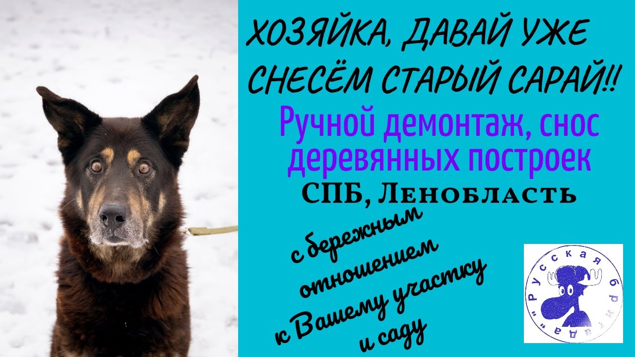 Ручной демонтаж, снос сараев, дачных и любых деревянных домов. Санкт ...