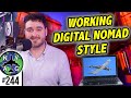 Working Online as a Digital Nomad In Europe in an AirBNB or Hostel
