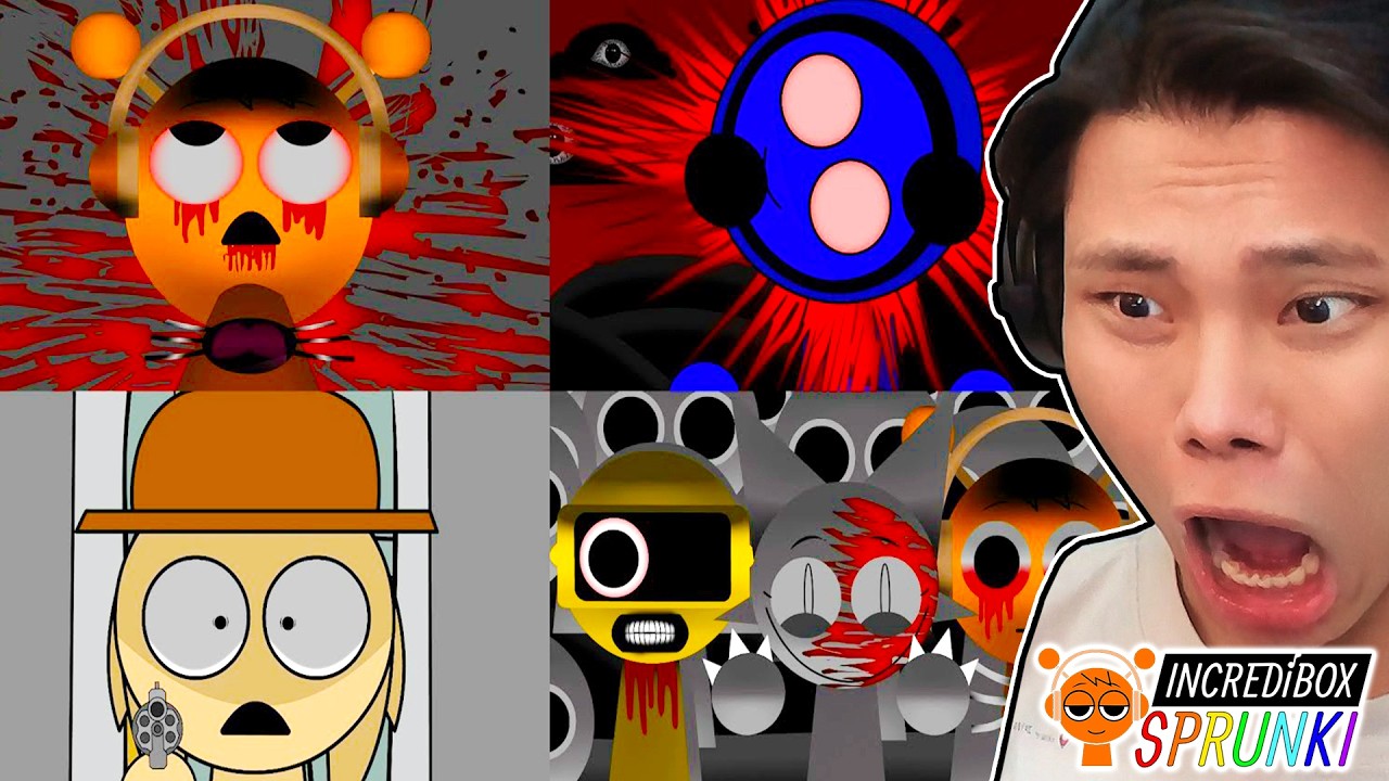 PHIM NGẮN SPRUNKI NÀY CẤM TRẺ EM XEM⛔️JAYGRAY SỢ HÃI VÌ HOẠT HÌNH INCREDIBOX SPRUNKI FNF MAX KINH DỊ