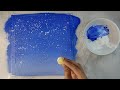 Easy SNOWMAN Painting with sponge. Step by step Snowman painting for Christmas. How to paint snowman