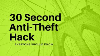 Theft Proof Your Truck in 30 Seconds