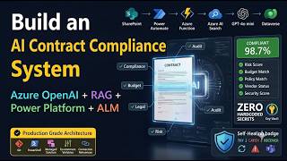 Build a Production-Grade AI Contract Compliance System | Power Platform, Azure OpenAI, RAG & ALM