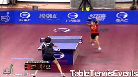 Ding Ning Vs Liu Shiwen: Final [Qatar Open 2013]