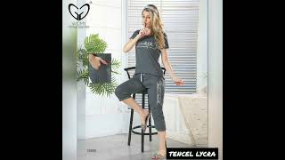 Tencel Lycra Night Suit #fashion #luxurycomfort #nightwear #womy #comfortable #