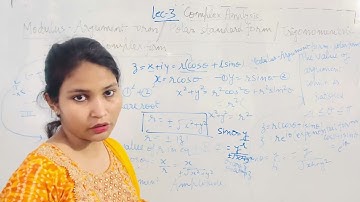 Modulus Argument / Polar Form /Trigonometry & Exponential Form of complex Number #complexanalysis