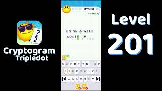 Cryptogram Tripledot Level 201 Answer | SolutionGuruji