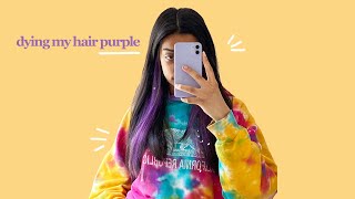 dying my hair purple