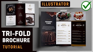 ✅ How to Create a Trifold Brochure Design in Illustrator | Adobe Illustrator Tutorial