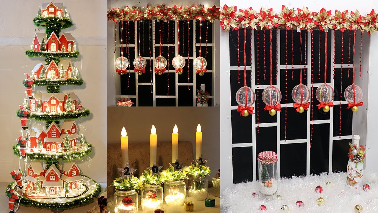 10 Christmas decoration ideas at home | Diy christmas decorations ...
