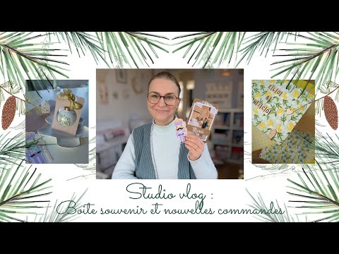 Studio Vlog : Boîte souvenir 🍋 et nouvelles commandes 🎄 - SCRAPKATHLEEN