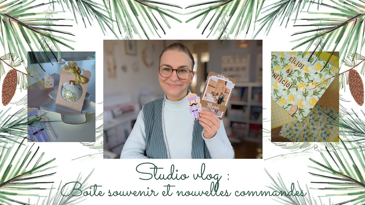 Studio Vlog : Boîte souvenir 🍋 et nouvelles commandes 🎄 - SCRAPKATHLEEN