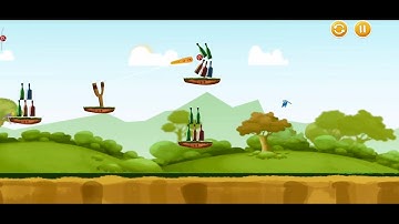 Bottle Shooting Game Knock Down Bottle Forest World 1 to 20
