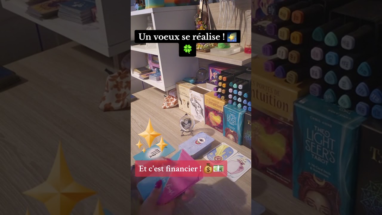 🔮UN VŒUX SE RÉALISE 🌌🌟☘️