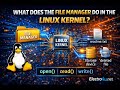 What Does the File Manager Do in the Linux Kernel?