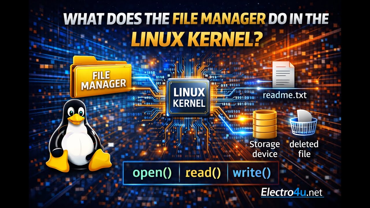 What Does the File Manager Do in the Linux Kernel?