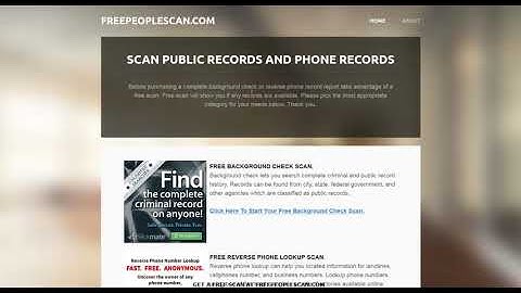 White Pages Reverse Lookup