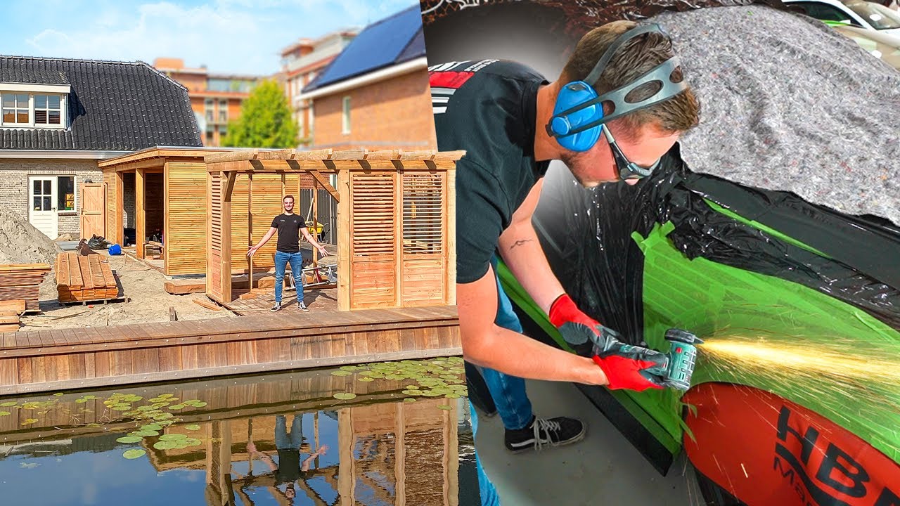 LOUNGE HOK BOUWEN AAN HET WATER & IN DE RS6 ZAGEN VOOR DE WIDEBODY KIT!