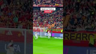 Deniz Gülün Ü Tribün Çekim İspanya 1-1 Türkiye Maçı