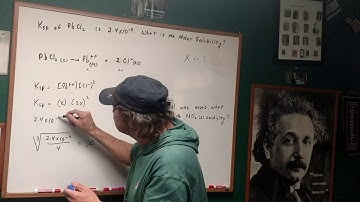 Ksp Calculation with Common Ion Effect - Solubility - ORGOMAN - DAT DESTROYER - Dr. Romano