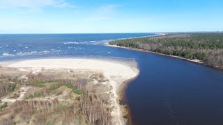 Lielupe river mouth, Jūrmala, Latvia