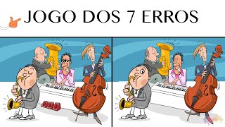 Jogo dos Sete Erros Para Imprimir: Passarinho Musical.